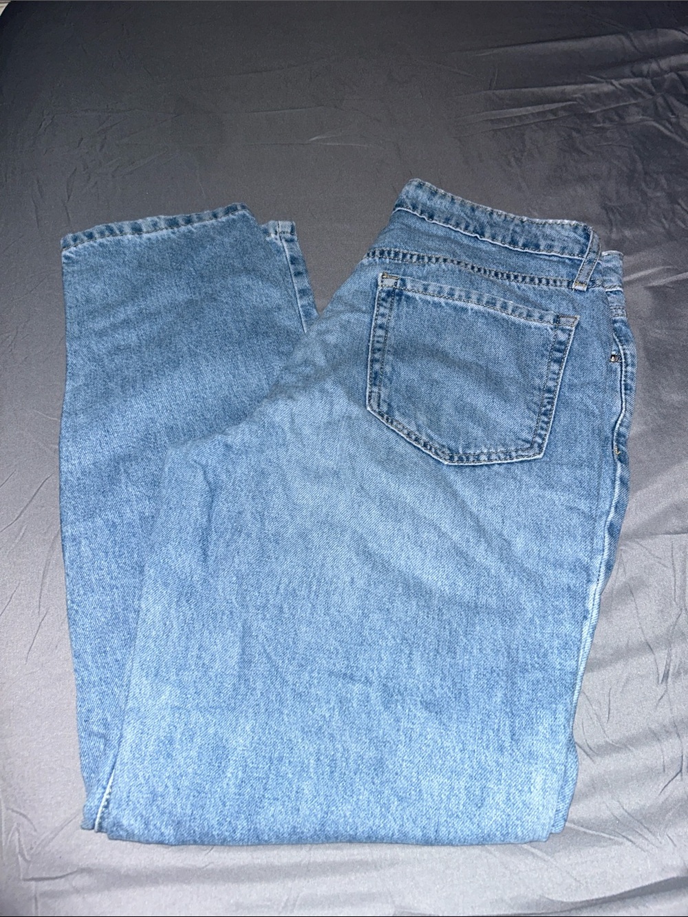 Forever 21 Light Blue Relaxed Boyfriend Jeans